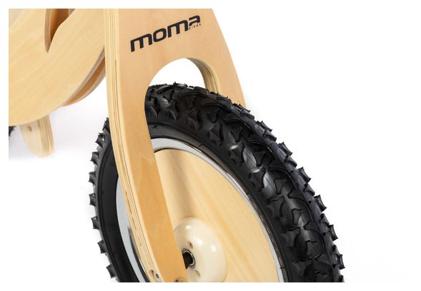 Moma Bikes Bicicleta Infantil de Madera 'Woody Sport' sin pedales - Ruedas 12'
