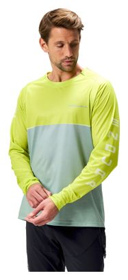 Camiseta de manga larga estampada Endura Core Verde/Amarillo