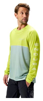 Camiseta de manga larga estampada Endura Core Verde/Amarillo