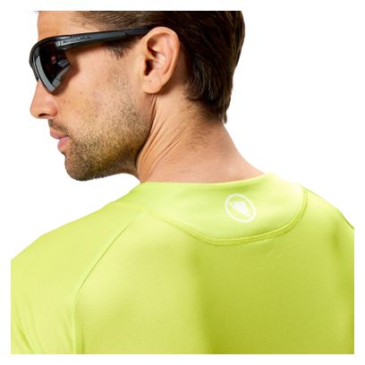 Camiseta de manga larga estampada Endura Core Verde/Amarillo