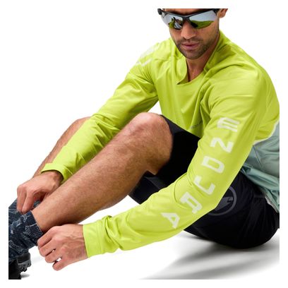 Camiseta de manga larga estampada Endura Core Verde/Amarillo