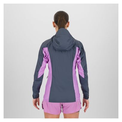 Giacca impermeabile Karpos Lavaredo Rain Evo Donna Blu/Rosa