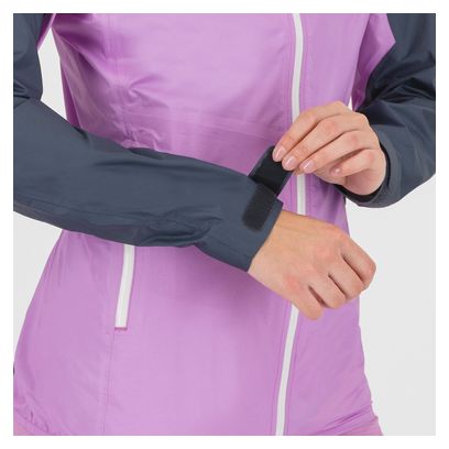 Giacca impermeabile Karpos Lavaredo Rain Evo Donna Blu/Rosa