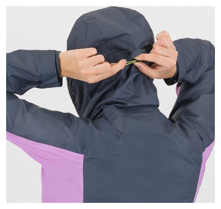Giacca impermeabile Karpos Lavaredo Rain Evo Donna Blu/Rosa