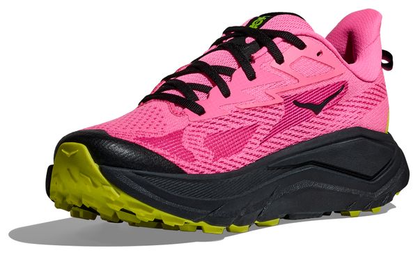 Zapatillas Trail Hoka Challenger 8 Rosa/Negro, Mujer