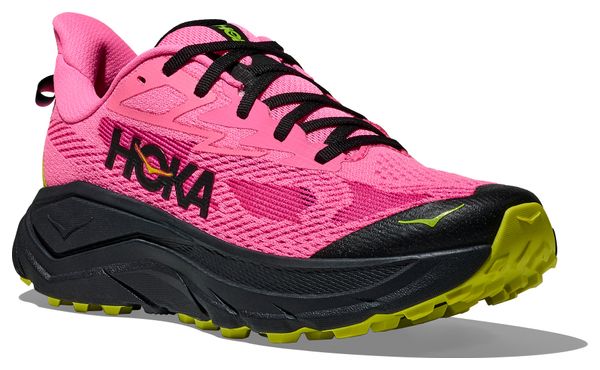 Zapatillas Trail Hoka Challenger 8 Rosa/Negro, Mujer
