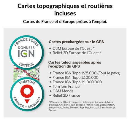 GPS Roc (32 Go) + France IGN Top25 TwoNav