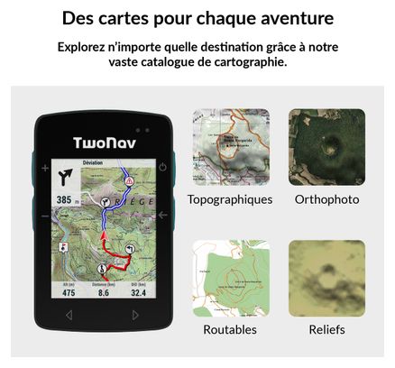 GPS Roc (32 Go) + France IGN Top25 TwoNav