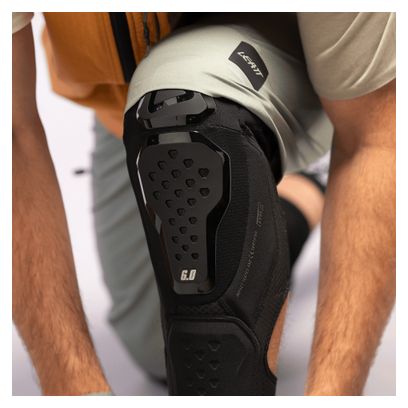 Genouillères avec Protège Tibia Leatt 6.0 Evo EXT Noir