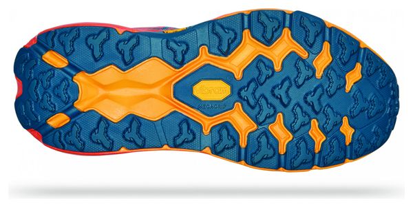 Hoka One One Speedgoat 5 Trailrunning-Schuhe Blau Orange Women