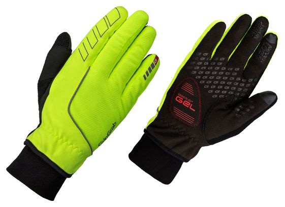 Guantes GripGrab Windster Hi Vis Neon Yellow