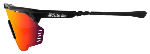 Occhiali da sole Scicon Aeroshade Kunken Black Gloss / Multimirror Red