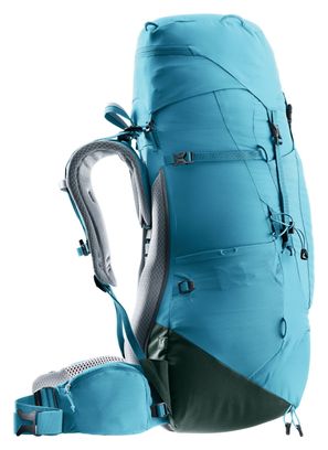 Mochila de senderismo Deuter Aircontact Lite 45 + 10 SL Azul para mujer