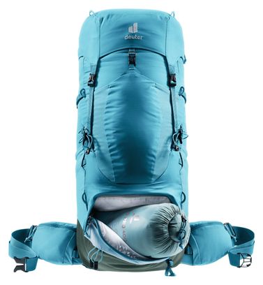 Women's Deuter Aircontact Lite 45 + 10 SL Hiking Backpack Blue