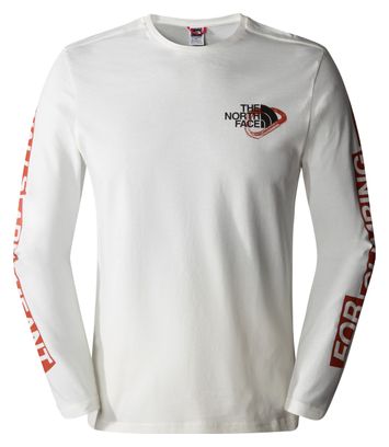 The North Face Men's Outdoor Long Sleeve T-Shirt White