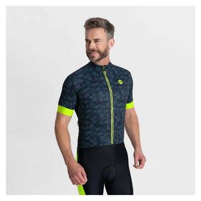 Maillot Manches Courtes Velo Rogelli Rubik - Homme