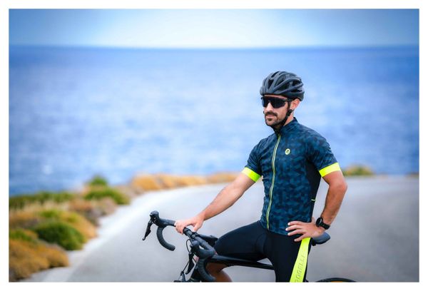 Maillot Manches Courtes Velo Rogelli Rubik - Homme