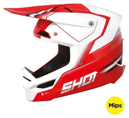 Casque Shot Race Tracer Red Glossy