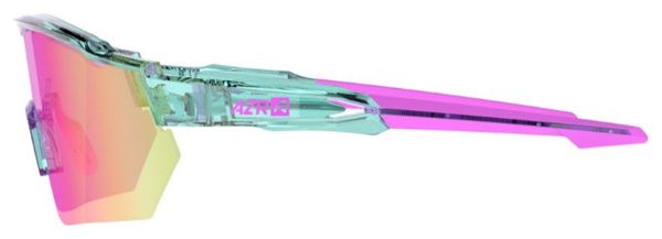 AZR Race RX Türkis Lack / Wasserabweisendes Visier Pink