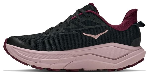 Hoka Challenger 8 trailschoenen, zwart/roze, dames