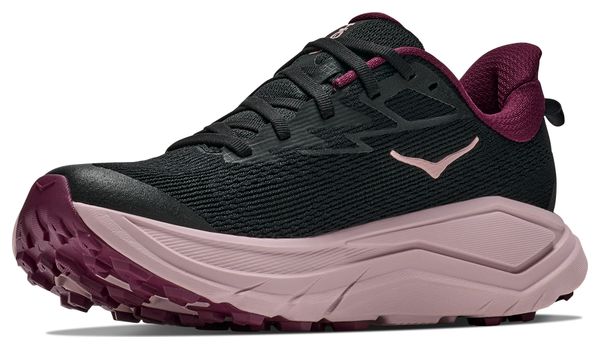 Hoka Challenger 8 trailschoenen, zwart/roze, dames
