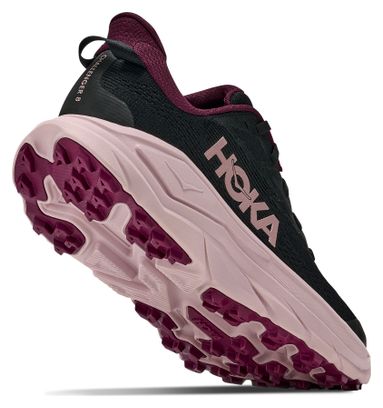 Hoka Challenger 8 trailschoenen, zwart/roze, dames