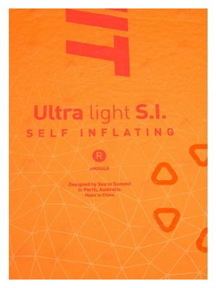 Sea To Summit Ultraleichte Matte Orange Große selbstaufblasende Matratze