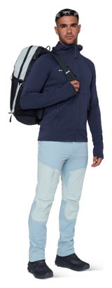Forro polar Mammut Taiss Hooded azul para hombre