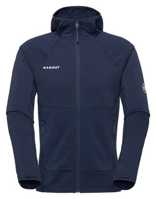 Forro polar Mammut Taiss Hooded azul para hombre