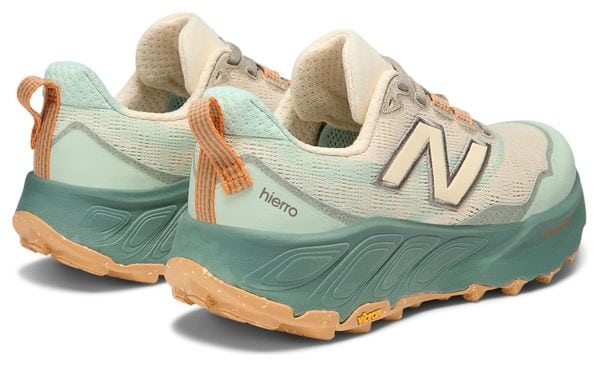 Trailrunning-Schuhe New Balance Fresh Foam X Hierro v9 Beige/Grün Damen