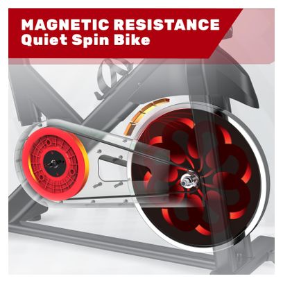 Vélo de biking Fitness X3 magnétique 6KG noir