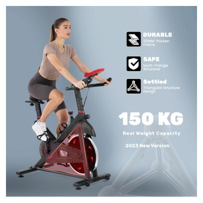 Vélo de biking Fitness X3 magnétique 6KG noir