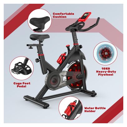 Vélo de biking Fitness X3 magnétique 6KG noir