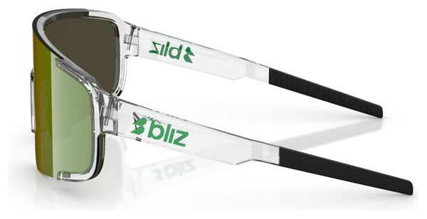 Occhiali da sole unisex Bliz P003 L Trasparente Bianco/Verde