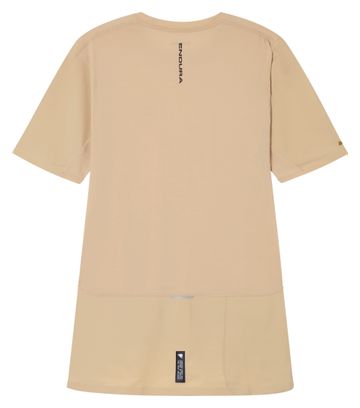 Maglietta tecnica Endura Alltrack Ride beige da uomo