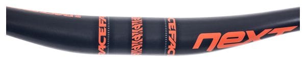 Cintre RACEFACE NEXT Carbone 35x760 mm Relevé 20mm Noir Orange