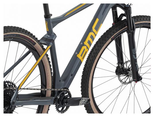 BMC Teamelite 01 EIN Sram GX Eagle 12V Grau / Gelb Semi Rigid MTB