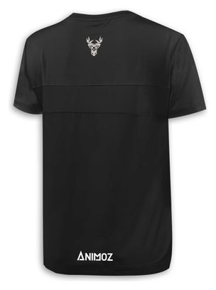 Maillot Manches Courtes Animoz Wild Femme Noir