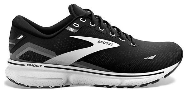 Chaussures de Running Brooks Ghost 15 Large Noir Blanc