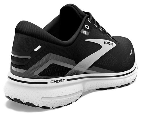 Brooks Ghost 15 Running Shoes Large Black White
