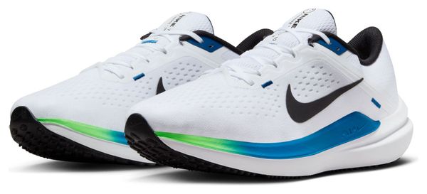 Nike Air Winflo 10 Running Shoes White Green Blue
