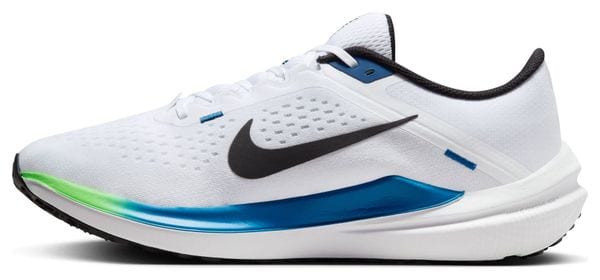 Chaussures de Running Nike Air Winflo 10 Blanc Vert Bleu