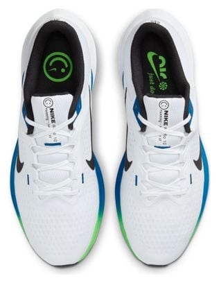 Nike Air Winflo 10 Running Shoes White Green Blue
