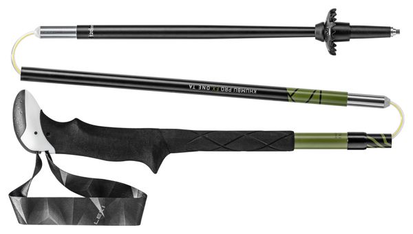 Leki Khumbu Pro Fx One Ta Green 3-Strand Folding Poles