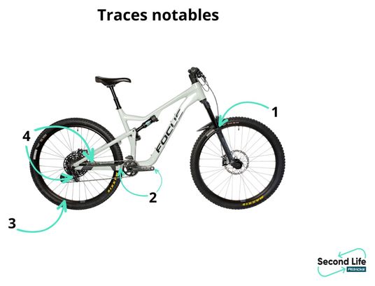 Prodotto ricondizionato - Focus Thron 6.8 Shimano DEORE M6100 12V Slate Grey 2022 L Mountain Bike