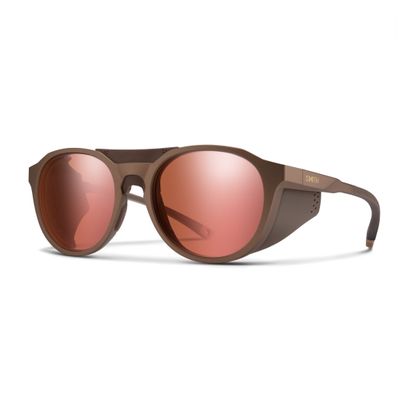 Smith Venture Matte Gold / ChromaPop Glacier Rose Gold Mirrored Photochromic Sunglasses