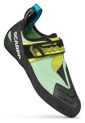 Chausson d'Escalade Femme Scarpa Origin VS Vert/Jaune