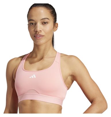 adidas PowerReact Women's Pink Bra