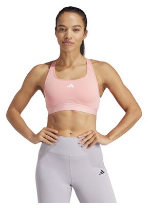 adidas PowerReact Women's Pink Bra