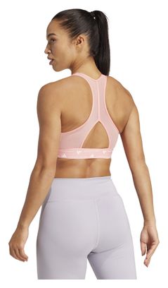 adidas PowerReact Women's Pink Bra